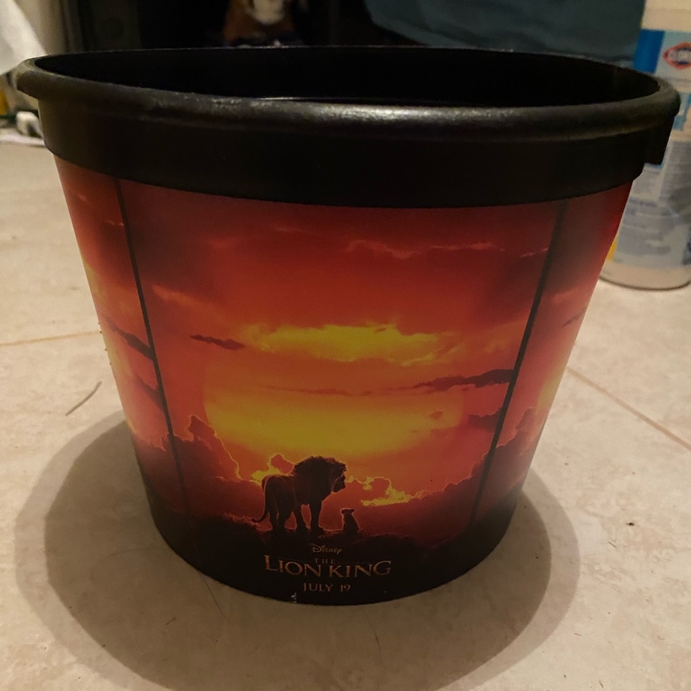 Special Edition Lion King (Live Action) Movie Promo Poocorn Bucket - Collectors!